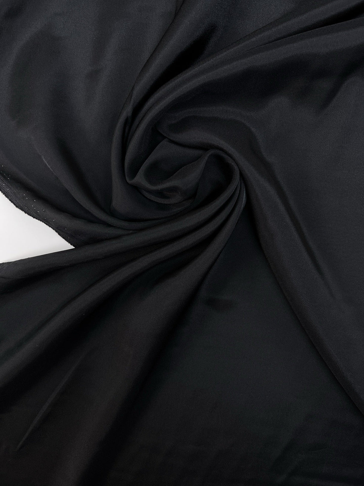 Viscose Lining Twill Black Stretch