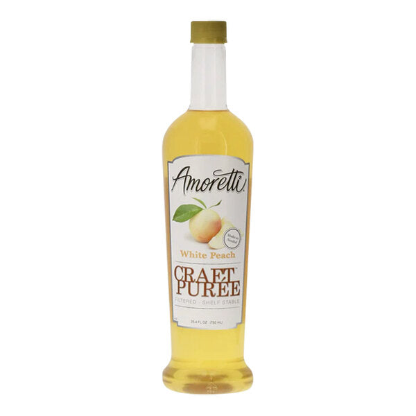 Amoretti White Peach Craft Puree 25.4 fl. oz.