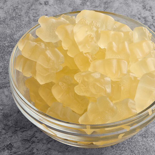 Albanese Pineapple Gummi Bears 5 lb. - 4/Case