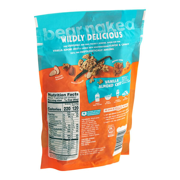 Bear Naked V'nilla Almond Granola 12 oz. - 6/Case
