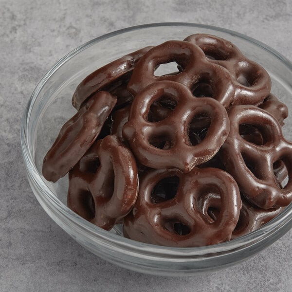 Dark Chocolate Covered Pretzels 15 lb.