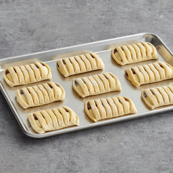 Bridor Ready-to-Bake Blueberry Cheesecake Danish 3.5 oz. - 84/Case