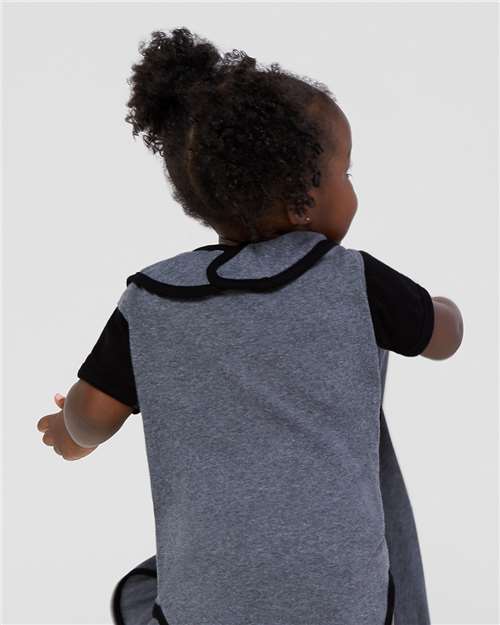 RADYAN® Infant Soft Contrast Trim Jersey Bib