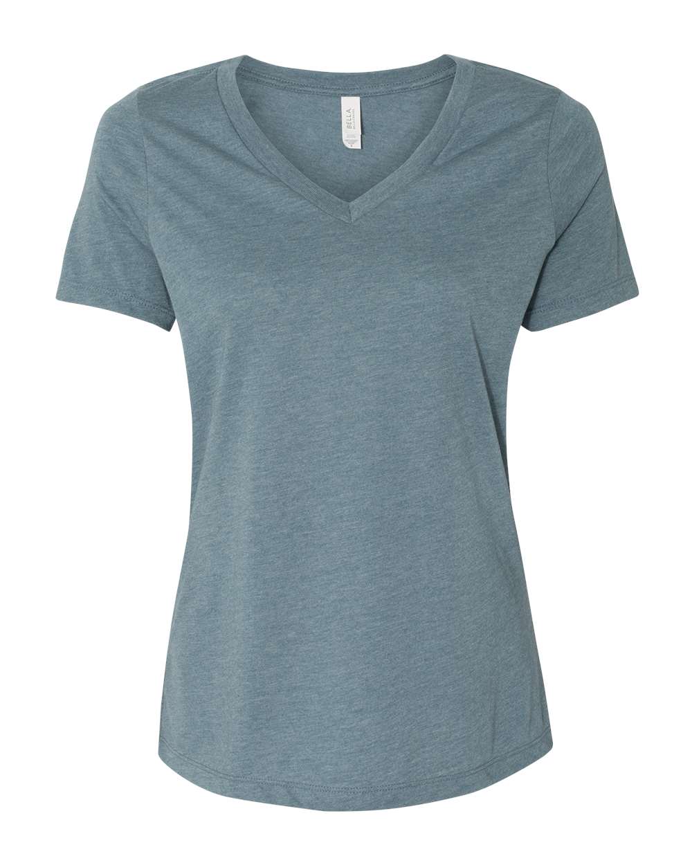 BELLA + CANVAS® Women's Relaxed Heather CVC V Neck Short Sleeve T-Shirt - 6405CVC