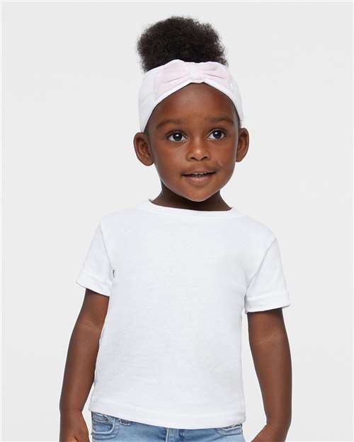 RADYAN® Infant Cotton Crewneck Short Sleeve Jersey T-shirt