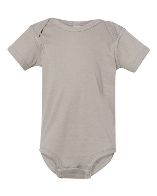 RADYAN® Infant Baby Rib Crewneck Short Sleeve Bodysuit