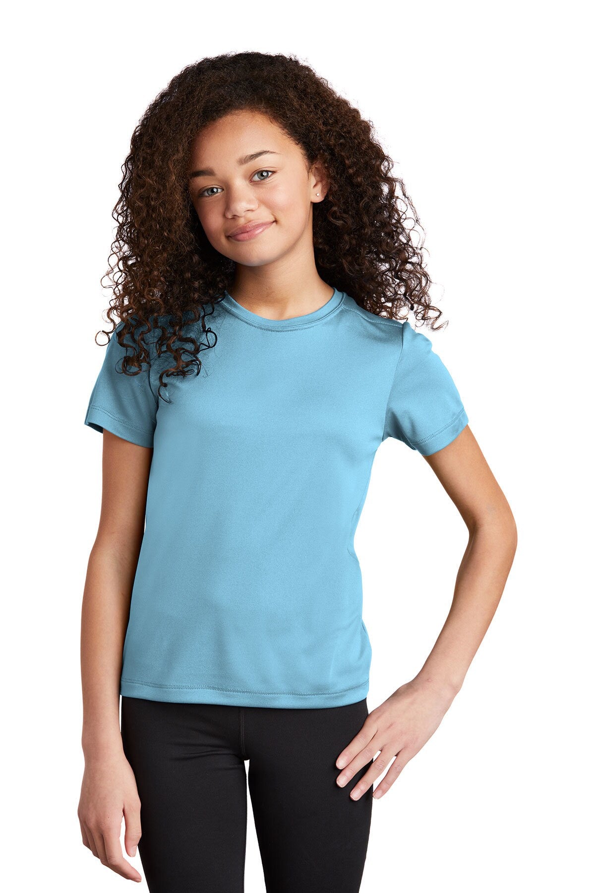 Sport-Tek® Youth Posi-UV Pro Crew Neck Short Sleeve Tee