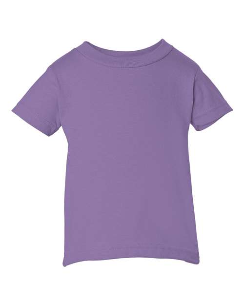 RADYAN® Infant Cotton Crewneck Short Sleeve Jersey T-shirt