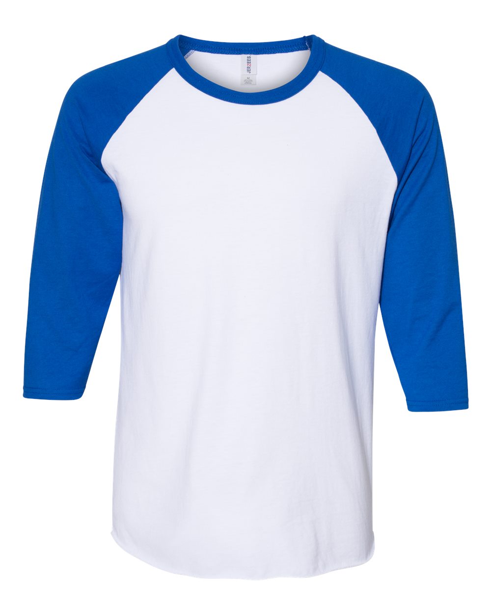 JERZEES® Three-Quarter Sleeve Raglan Baseball Ringspun Crewneck T-Shirt