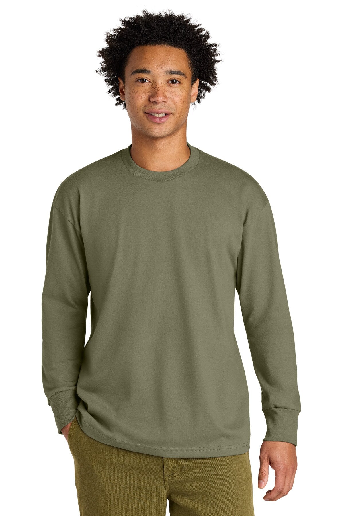 Next Level Apparel® Heavyweight Crewneck Long Sleeve Tee