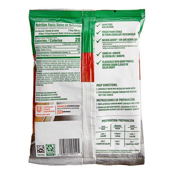 Knorr 12.66 oz. Beef Flavor Gravy Mix - 6/Case