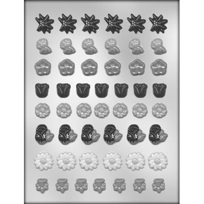 Mini Flower Assortment Chocolate Mold