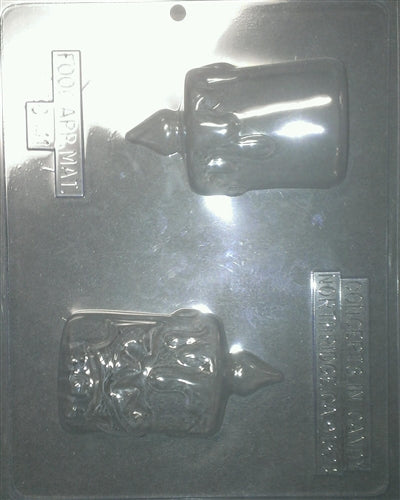 3D Candle with Holly Chocolate Mold