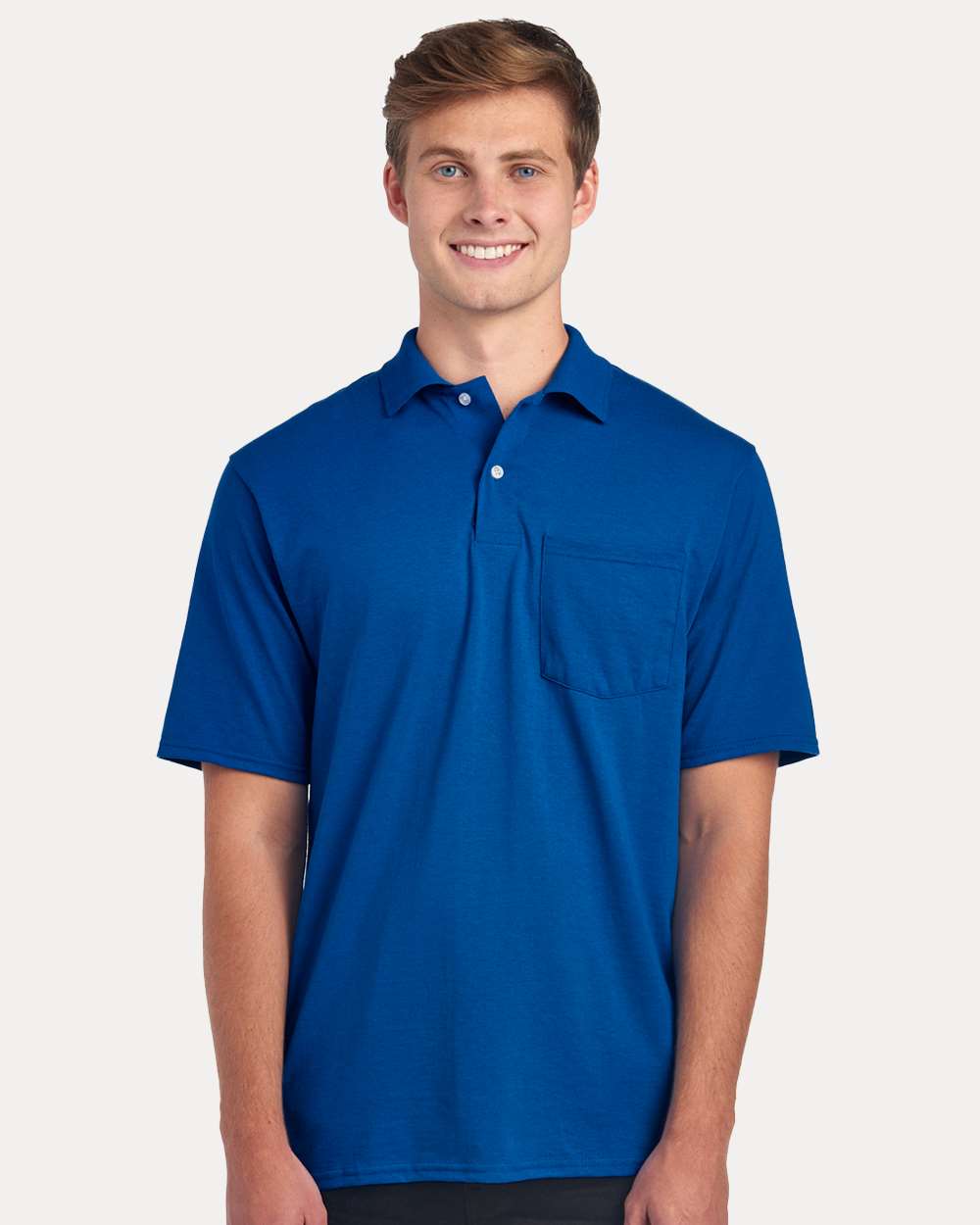 JERZEES® Men’s Dri-Power Polo with Pocket Moisture Wicking Performance T-Shirt