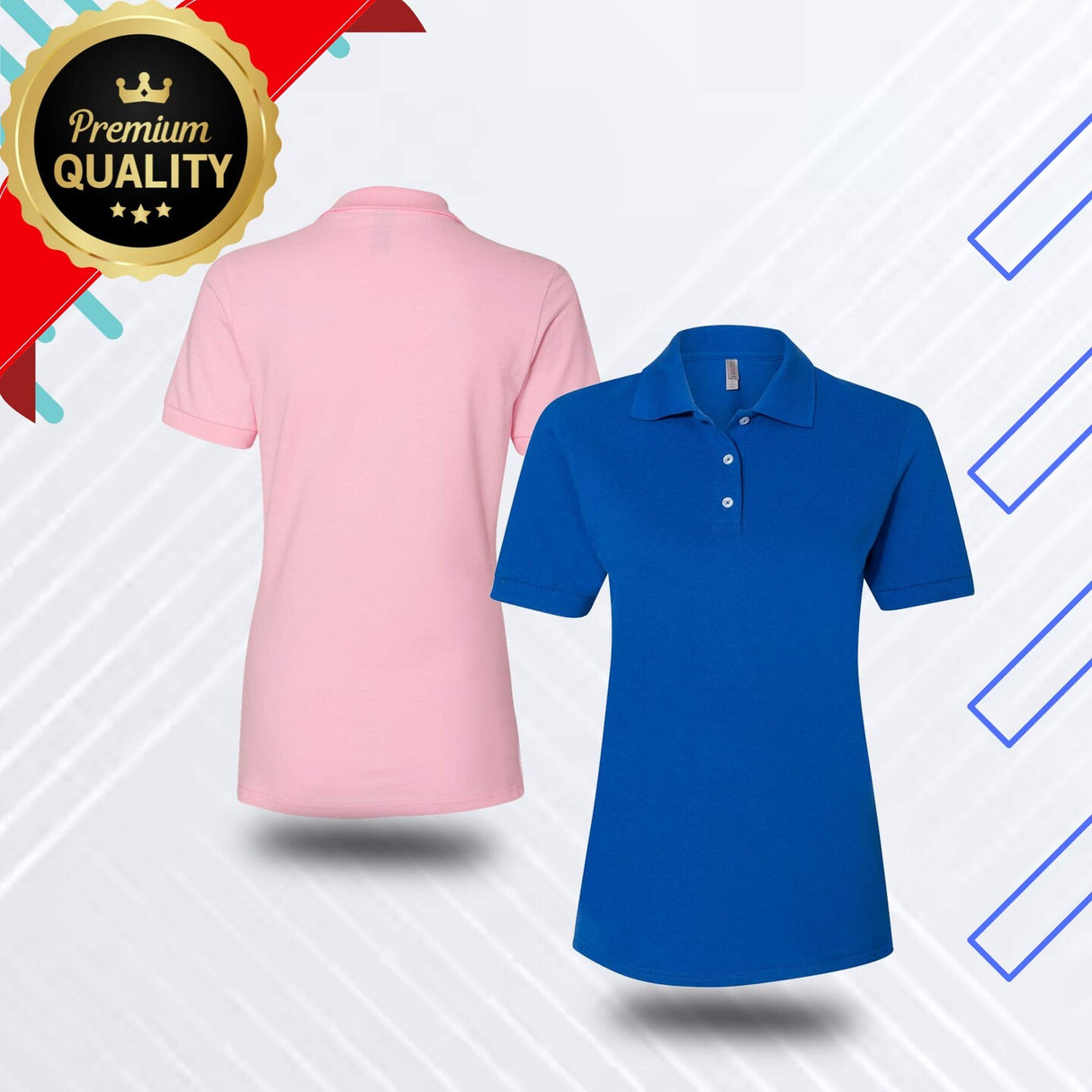 JERZEES® Women’s 100% Ring Spun Cotton Pique Polo