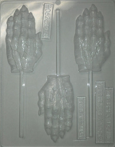 Scary Hand Sucker Chocolate Mold