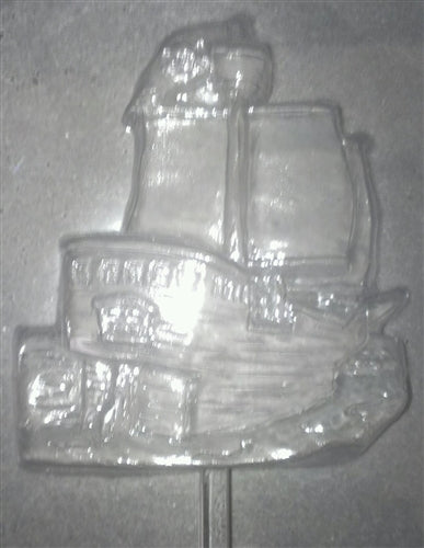 Large Pirate Ship Chocolate Sucker Mold