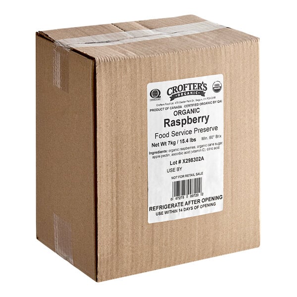 Crofter's Organic Raspberry Preserves 15.4 lb.