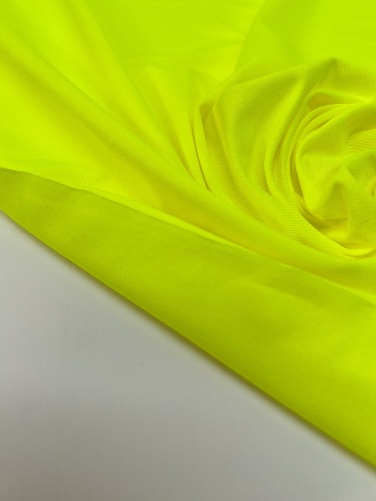 Stretch Knitted Fabric Yellow Green