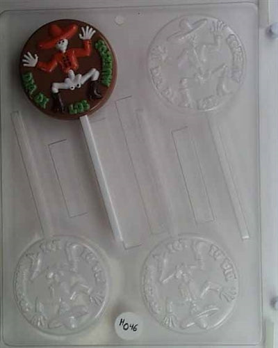 Dia De Los Muertos Sucker Chocolate Mold - CCH046