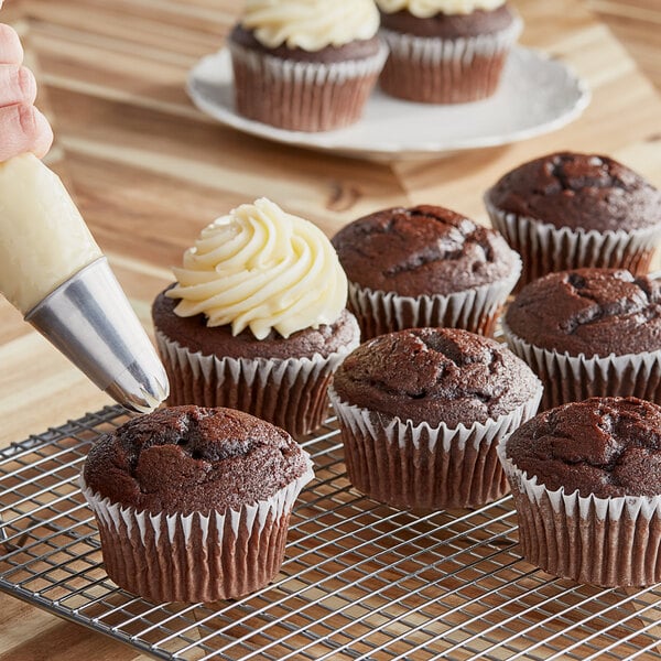 Brill Un-Iced Devil's Food Cupcake 2.5 oz. - 90/Case