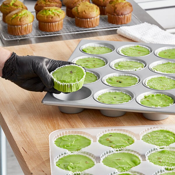 Brill Pre-Portioned Pistachio Muffin Batter 6.25 oz. - 75/Case
