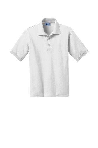 12 Pack : Port & Company® Youth Core Blend Jersey Knit Polo