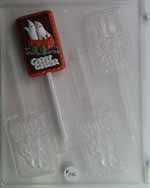 Ghost Coaster Sucker Chocolate Mold