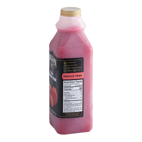 Oregon Prickly Pear Smooth Pourable Fruit 32 fl. oz. - 6/Case