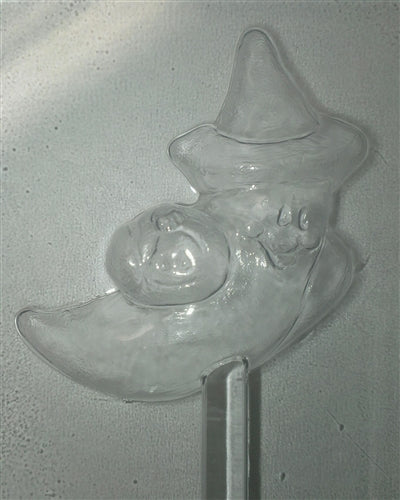 Flying Ghost In Hat Sucker Chocolate Mold