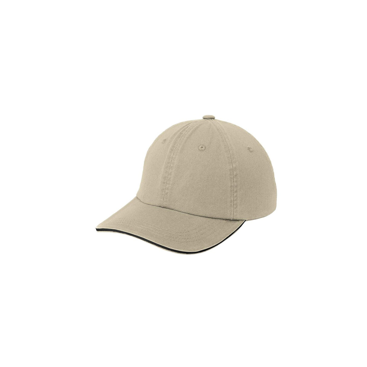 Port Authority® Sandwich Bill Cap with Striped Closure