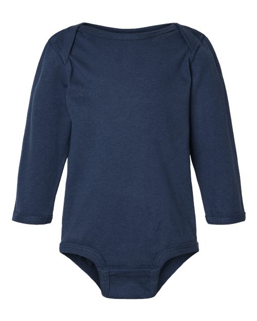 RADYAN® Infant Fine Jersey Long Sleeve Bodysuit Soft Cotton Fabric with Comfortable Snap Closure