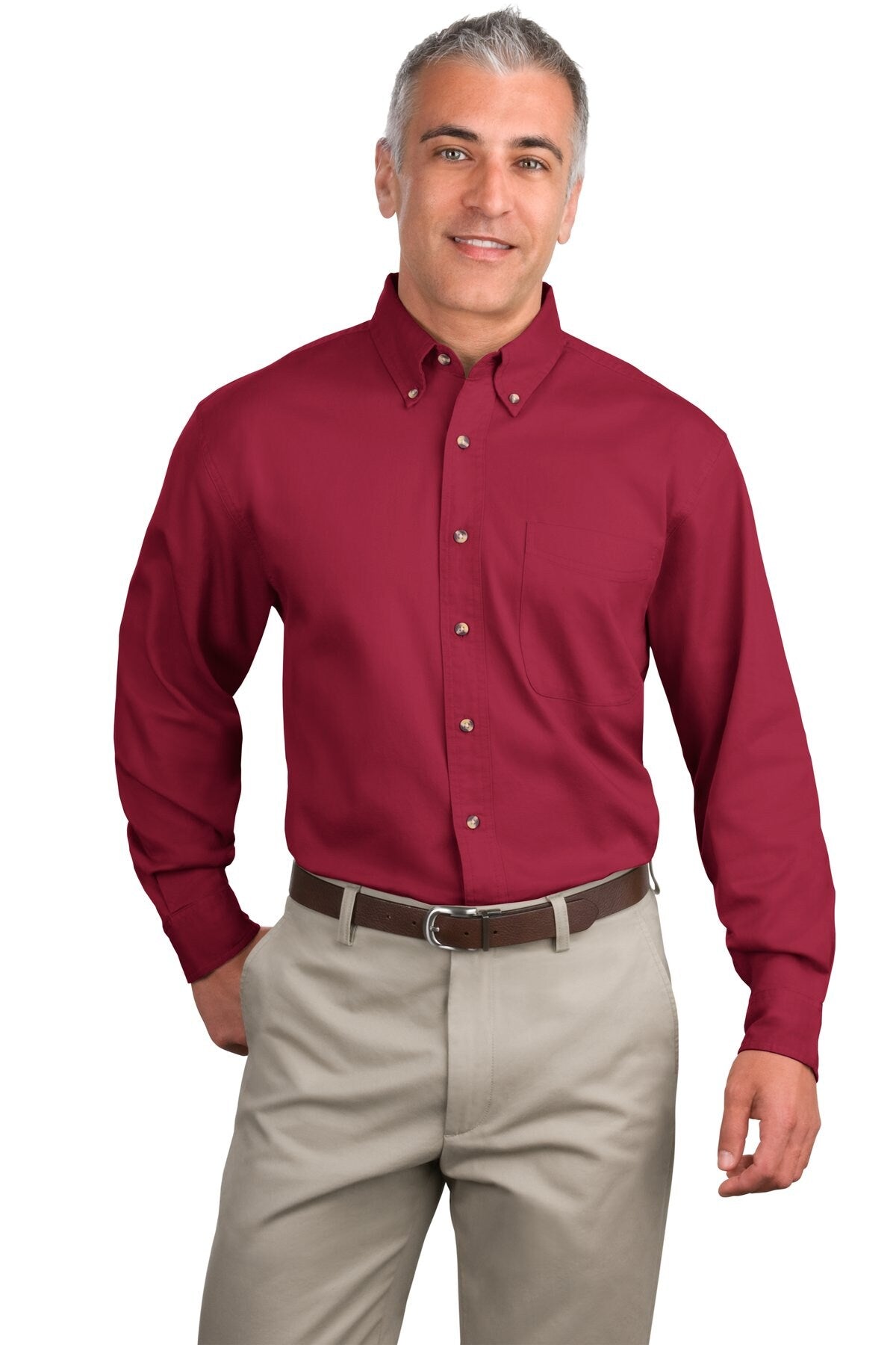 Port Authority® Long Sleeve Twill Shirt