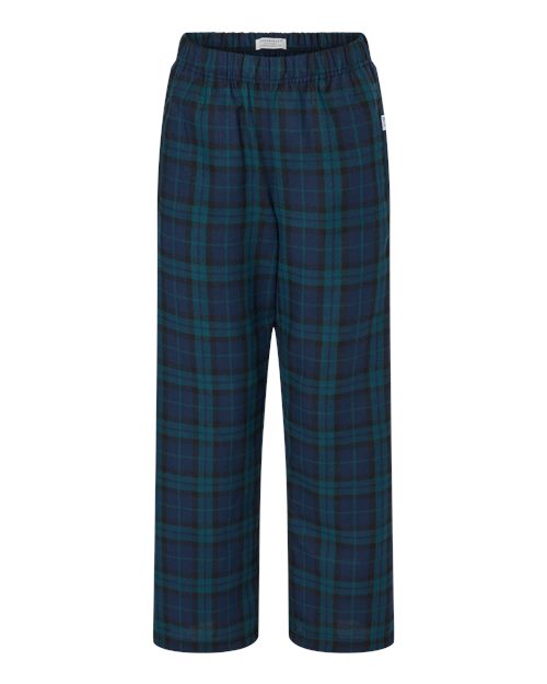 Boxercraft® Youth Flannel Pants Soft Brushed Cotton, Elastic Waist & Relaxed Fit