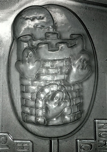 Ghosts In Tower Sucker Chocolate Mold