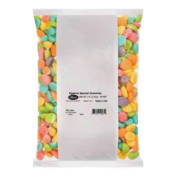 Albanese Eggstra Special Sour Gummies 4.5 lb. - 4/Case