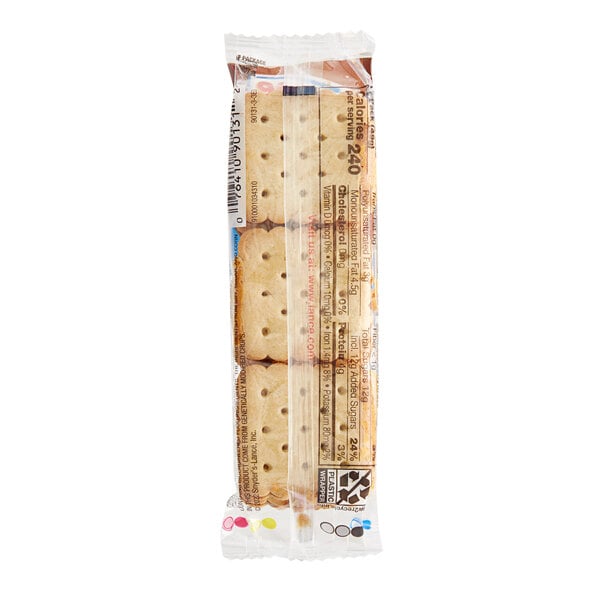 Lance Nekot Vanilla Cookie with Peanut Butter Filling 20 Count Box - 6/Case