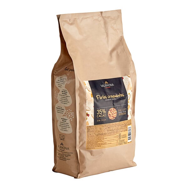 Valrhona Dulcey 35% Blond Chocolate Crunchy Pearls 6.6 lb.