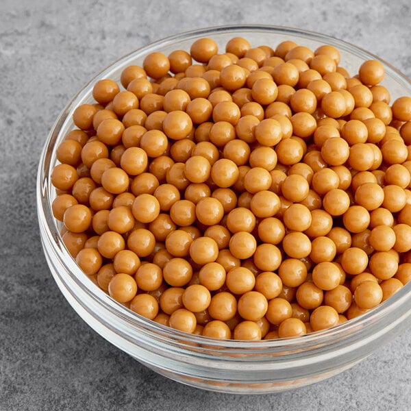 Valrhona Dulcey 35% Blond Chocolate Crunchy Pearls 6.6 lb.