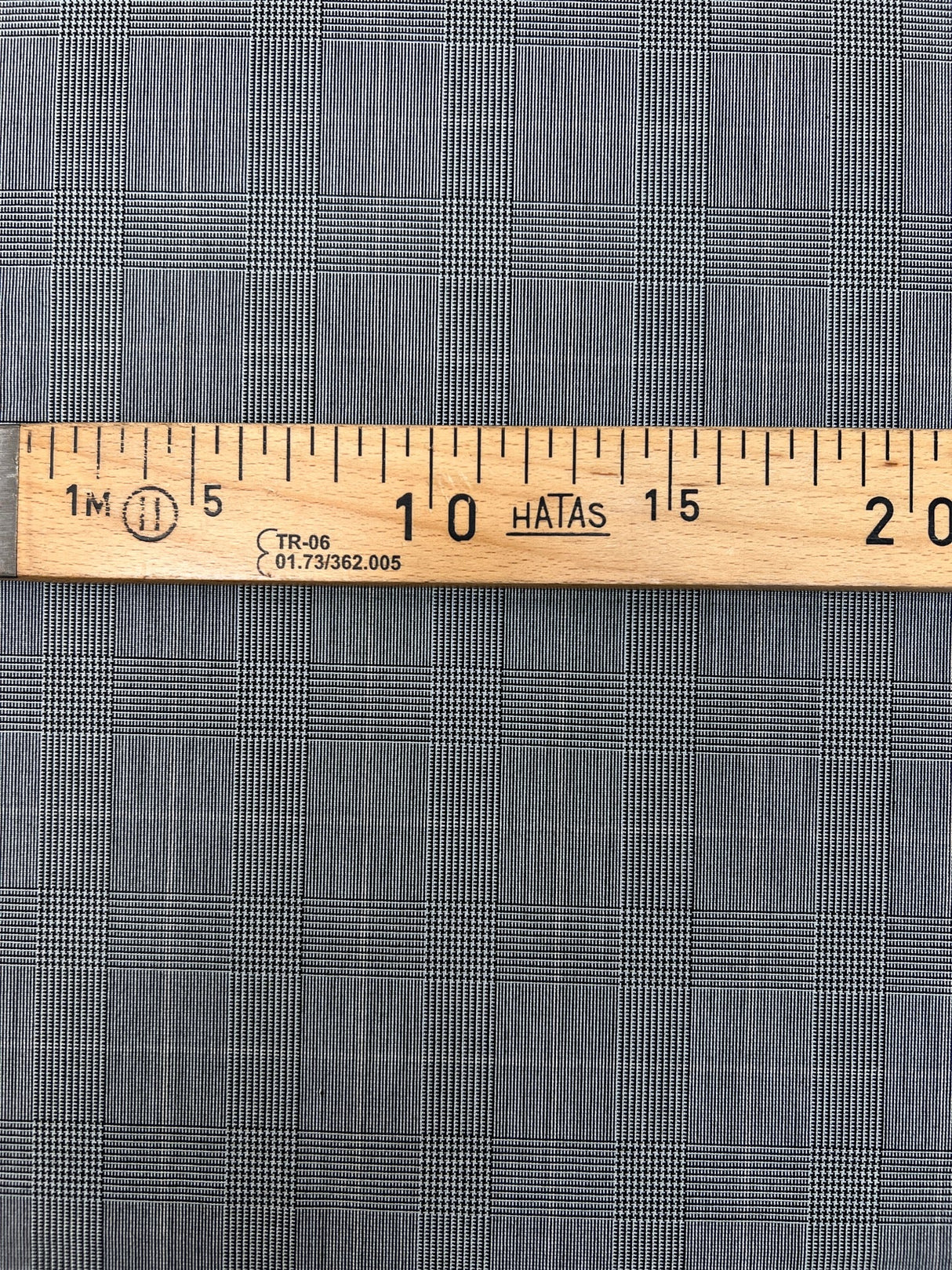 Stretch Checked Suiting Fabric