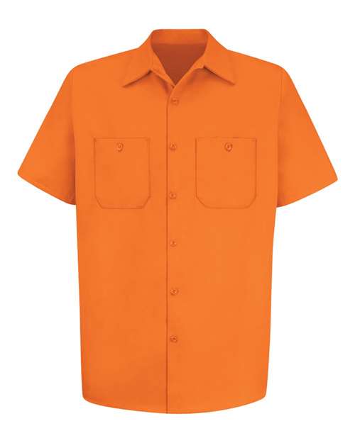 Red Kap Men's Cotton Short Sleeve Uniform Shirt
