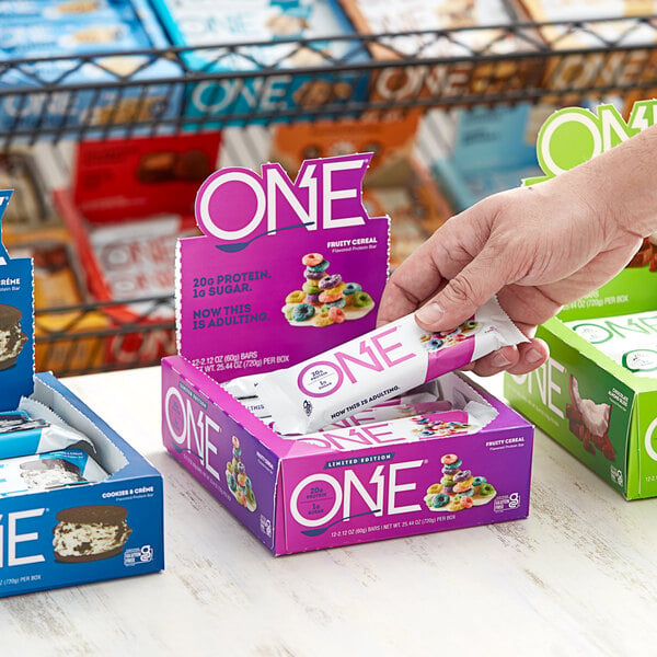 ONE Fruity Cereal Protein Bar 2.12 oz. - 12/Box