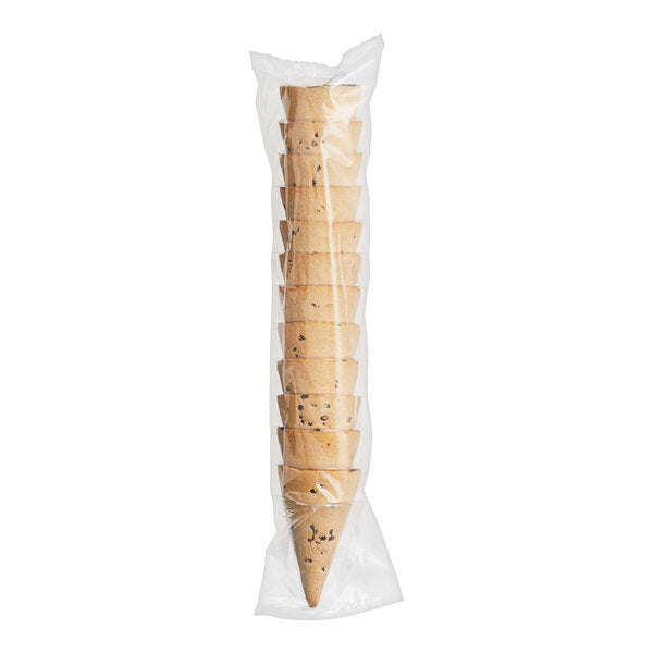 The Cone Guys Chocolate Chip Cookie Ice Cream Cone - 120/Case