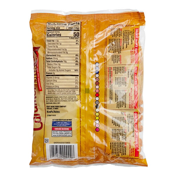 Kraft Caramel Bits Topping 11 oz. - 10/Case