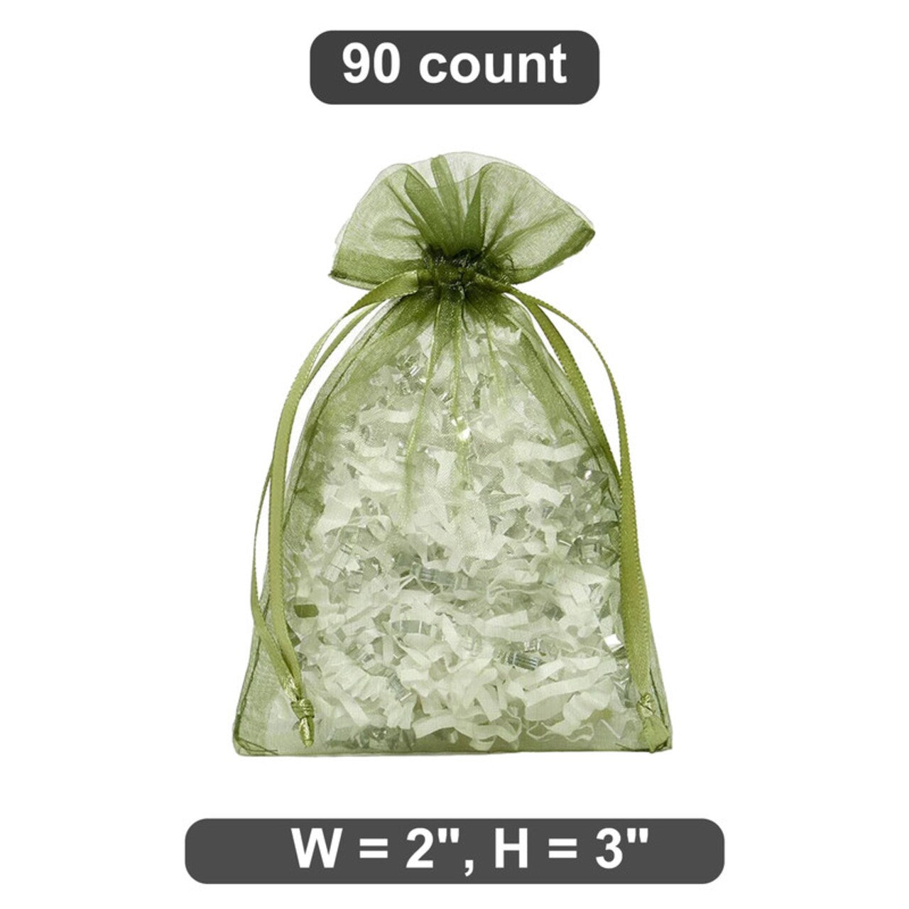2” x 3” Organza Bags Perfect for Candies and Treats