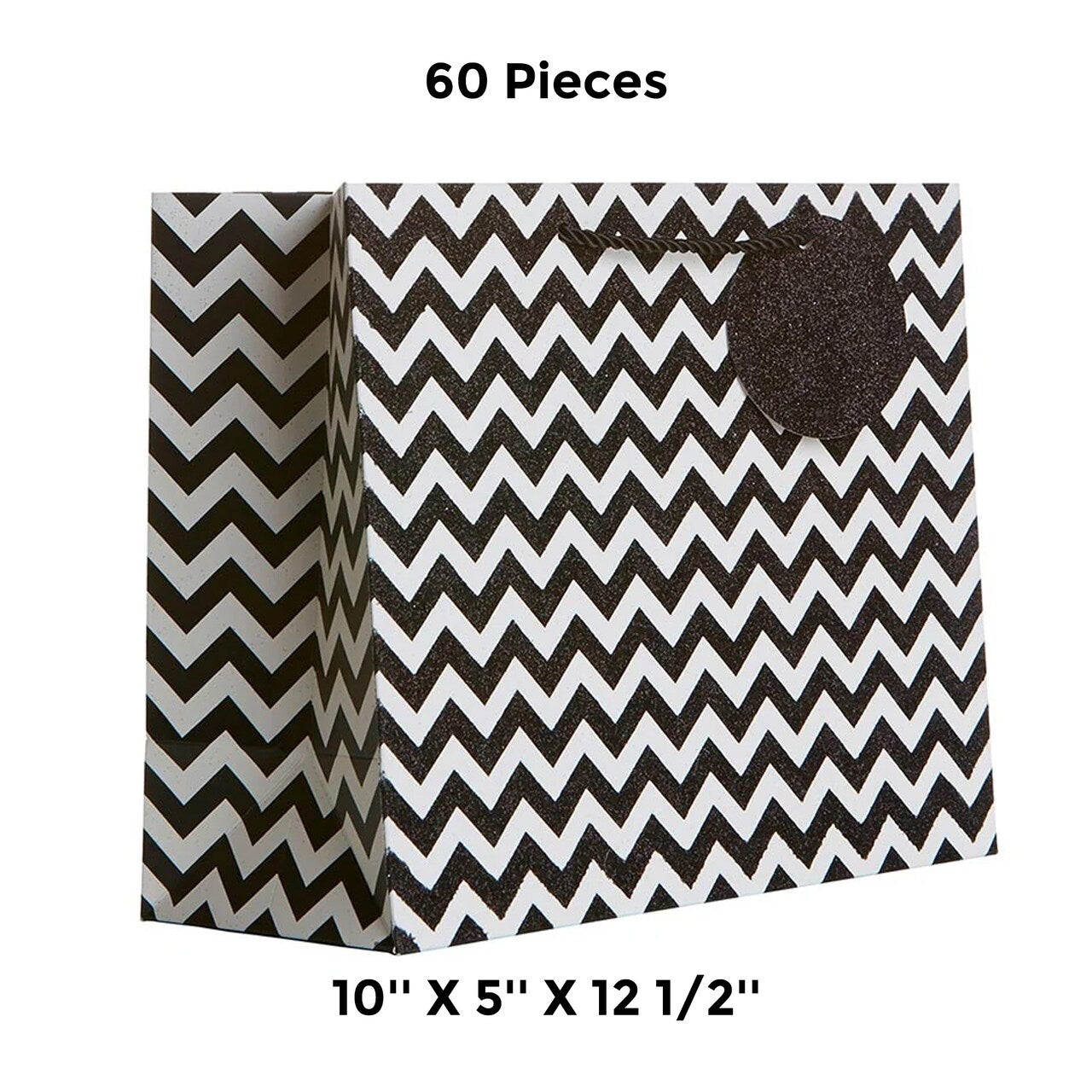 Patterned Gift Bags 10" X 5" X 12 1/2" Stylish Eco-Friendly Wrapping