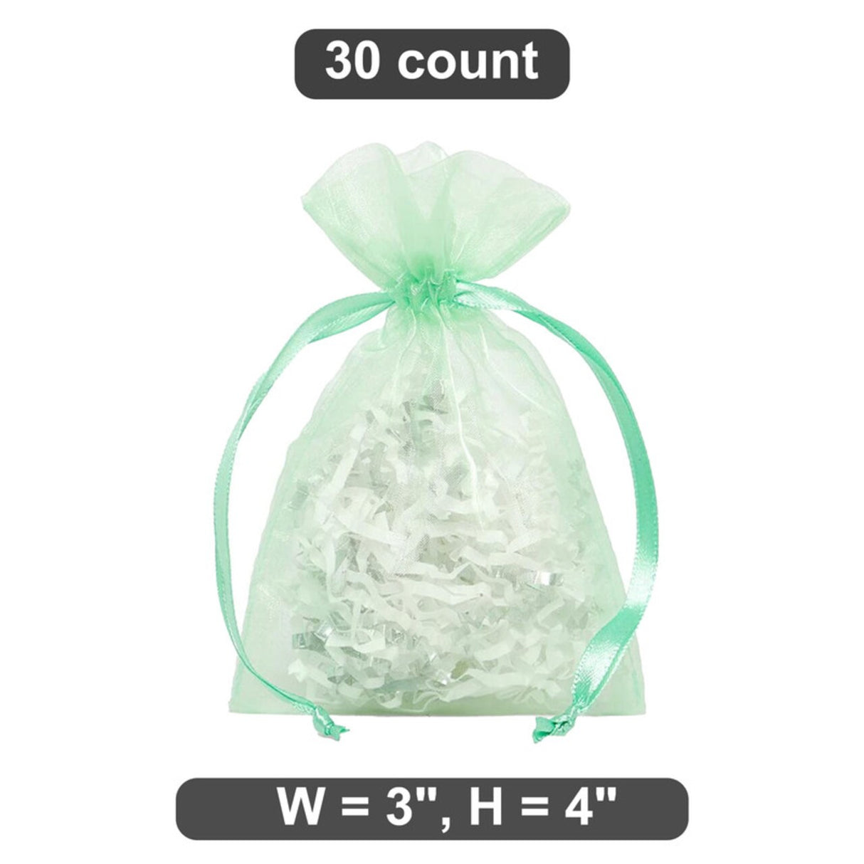 3” x 4” Organza Bags Delicate Packaging for Favors