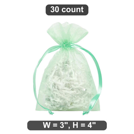 3” x 4” Organza Bags Delicate Packaging for Favors