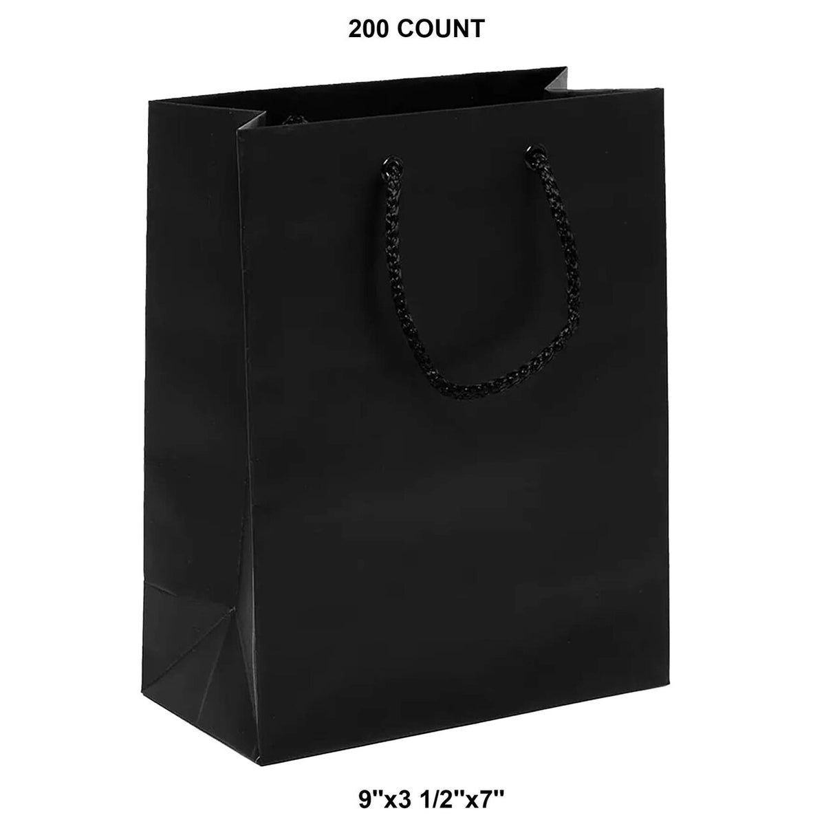 Classic Matte Euro Tote 9" x 3 1/2" x 7"