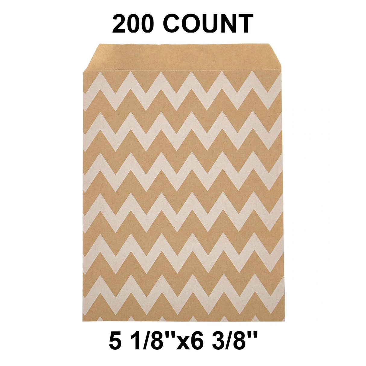 Eco-Friendly White Paper Merchandise Bags 5 1/8" x 6 3/8"